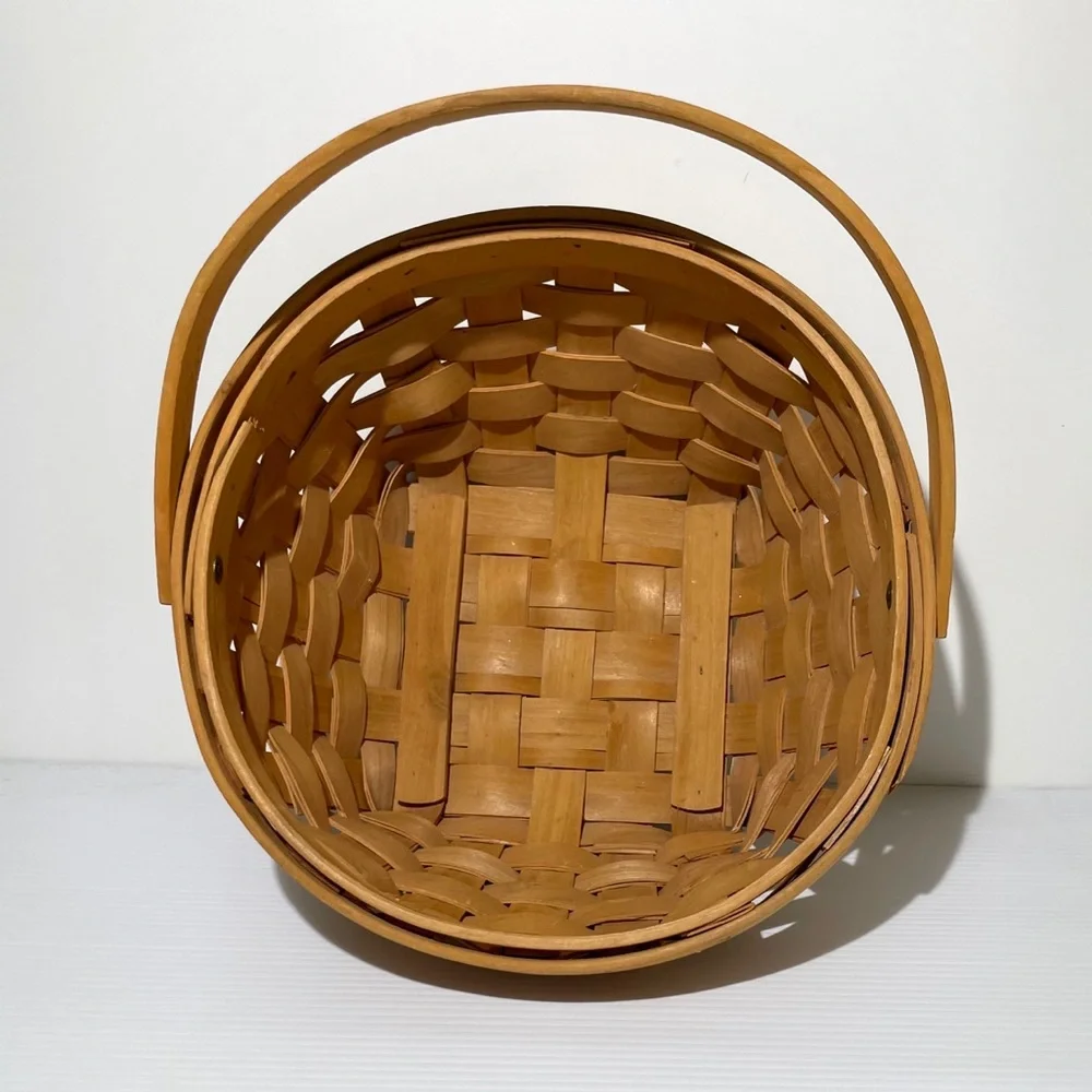 Basket Hand Woven Basket Handcrafted Basket French Countryside Farmhouse Cottage